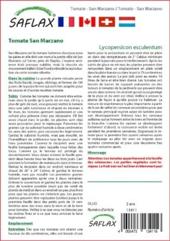 Kit De Culture - Tomate San Marzano - 10 Graines - Lycopersicon Esculentum -Progardee Boutique 640641fa3b6bc7.11460226